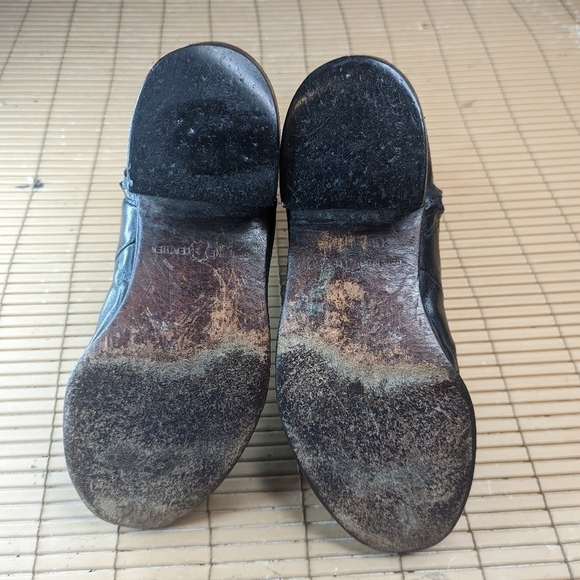 FLORSHEIM Leather Black side zip Ankle Boots Men's Size 8EEE Beatles, Chelsea, C - Picture 11 of 11